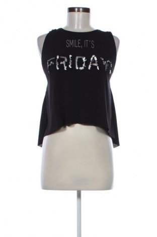 Γυναικείο τοπ Bershka, Μέγεθος XS, Χρώμα Μαύρο, Τιμή 14,77 €