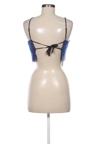 Дамски топ Bershka, Размер M, Цвят Син, Цена 29,33 лв.