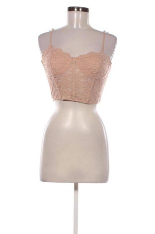 Дамски топ Zara, Размер L, Цвят Бежов, Цена 18,00 лв.