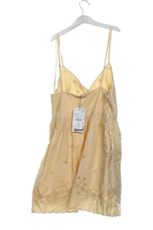 Дамски топ Zara, Размер M, Цвят Бежов, Цена 32,99 лв.