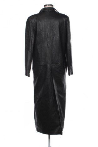 Дамско кожено палто Conbipel, Размер XL, Цвят Черен, Цена 185,06 лв.