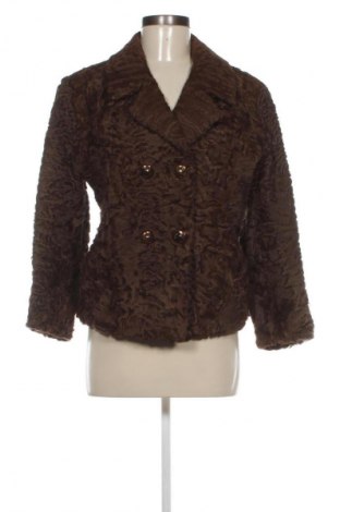 Δερμάτινο γυναικείο παλτό Unbranded, Μέγεθος M, Χρώμα Καφέ, Τιμή 124,99 €