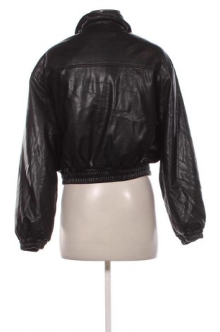 Damska kurtka skórzana Bershka, Rozmiar M, Kolor Czarny, Cena 119,99 zł