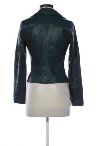 Γυναικείο δερμάτινο μπουφάν Cropp, Μέγεθος XS, Χρώμα Πράσινο, Τιμή 31,68 €