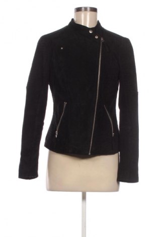Дамско кожено яке Esmara by Heidi Klum, Размер M, Цвят Черен, Цена 109,99 лв.