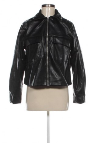 Dámska kožená bunda  H&M Divided, Veľkosť M, Farba Čierna, Cena  21,95 €