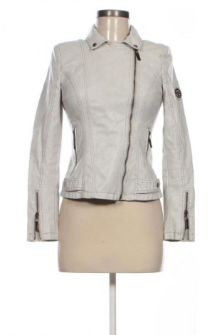 Dámská kožená bunda  Kensol, Velikost XS, Barva Šedá, Cena  1 015,00 Kč