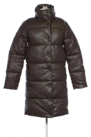 Дамско кожено яке Mango, Размер XS, Цвят Кафяв, Цена 59,99 лв.