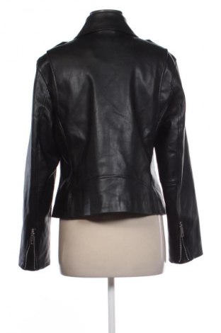 Дамско кожено яке Mango, Размер XL, Цвят Черен, Цена 51,99 лв.