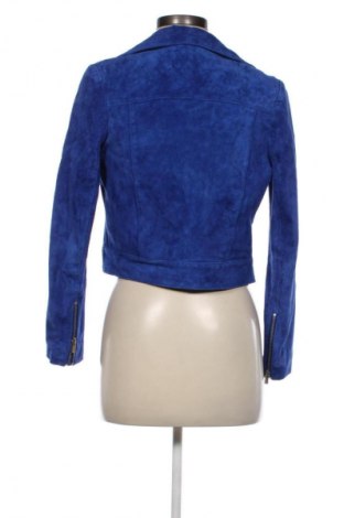 Damen Lederjacke Mango, Größe XS, Farbe Blau, Preis € 67,99