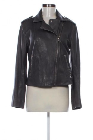 Damen Lederjacke Massimo Dutti, Größe XL, Farbe Grau, Preis 137,99 €