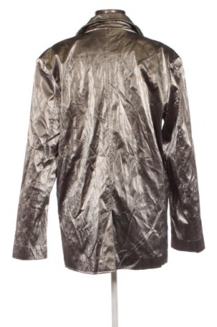 Dámská kožená bunda  NA-KD, Velikost M, Barva Šedá, Cena  679,00 Kč