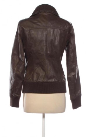 Дамско кожено яке ONLY, Размер M, Цвят Кафяв, Цена 85,16 лв.