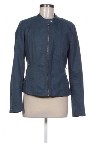 Дамско кожено яке ONLY, Размер M, Цвят Син, Цена 27,99 лв.