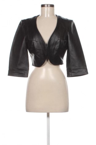 Дамско кожено яке Paprika, Размер S, Цвят Черен, Цена 72,13 лв.