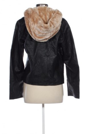 Дамско кожено яке Rockmans, Размер L, Цвят Черен, Цена 34,99 лв.