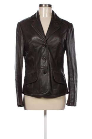 Γυναικείο δερμάτινο μπουφάν S.Oliver, Μέγεθος M, Χρώμα Καφέ, Τιμή 65,99 €