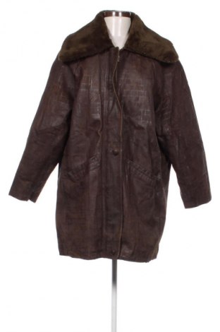 Damska kurtka skórzana SAKI, Rozmiar M, Kolor Brązowy, Cena 109,99 zł