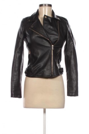 Dámská kožená bunda  Sinsay, Velikost XS, Barva Černá, Cena  449,00 Kč