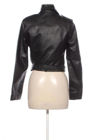 Dámska kožená bunda  Sinsay, Veľkosť M, Farba Čierna, Cena  16,95 €