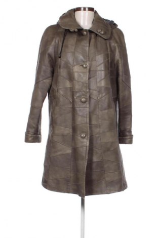 Dámska kožená bunda  Unbranded, Veľkosť L, Farba Sivá, Cena  49,57 €