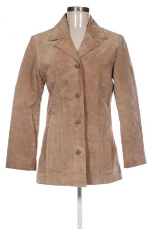 Дамско кожено яке Unbranded, Размер M, Цвят Кафяв, Цена 97,01 лв.