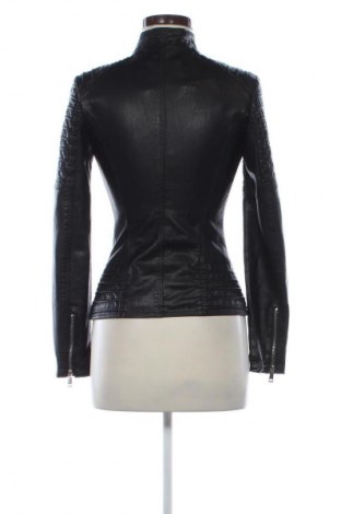 Дамско кожено яке Unbranded, Размер M, Цвят Черен, Цена 35,15 лв.