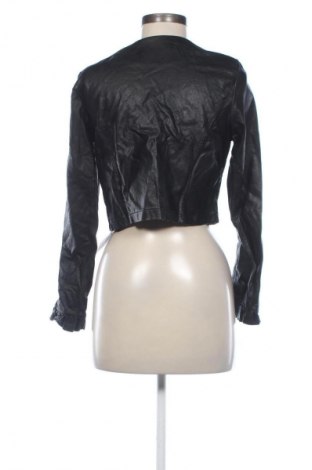 Дамско кожено яке Unbranded, Размер M, Цвят Черен, Цена 58,14 лв.