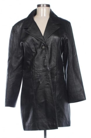 Дамско кожено яке Unbranded, Размер L, Цвят Черен, Цена 96,90 лв.