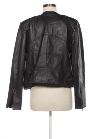 Дамско кожено яке Unbranded, Размер 4XL, Цвят Черен, Цена 114,99 лв.