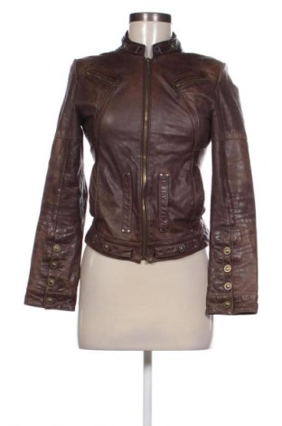 Dámska kožená bunda  Unbranded, Veľkosť XS, Farba Hnedá, Cena  49,62 €