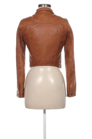 Damska kurtka skórzana Unbranded, Rozmiar S, Kolor Brązowy, Cena 155,64 zł