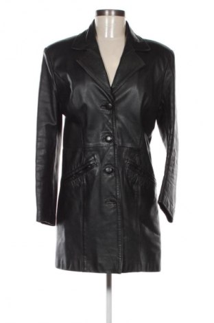 Geacă de piele pentru femei Unbranded, Mărime M, Culoare Negru, Preț 255,26 Lei