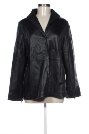 Дамско кожено яке Unbranded, Размер M, Цвят Черен, Цена 97,75 лв.