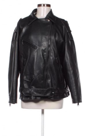 Geacă de piele pentru femei Unbranded, Mărime M, Culoare Negru, Preț 154,34 Lei