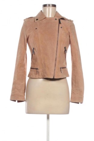 Γυναικείο δερμάτινο μπουφάν Vero Moda, Μέγεθος S, Χρώμα  Μπέζ, Τιμή 46,99 €