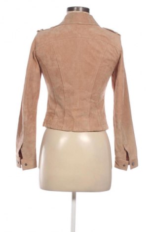 Γυναικείο δερμάτινο μπουφάν Vero Moda, Μέγεθος S, Χρώμα  Μπέζ, Τιμή 46,99 €