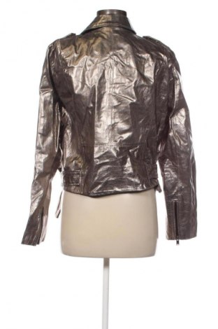 Geacă de piele pentru femei Zara, Mărime XL, Culoare Auriu, Preț 359,99 Lei