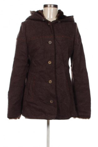 Damski płaszcz Giesswein, Rozmiar M, Kolor Brązowy, Cena 397,99 zł