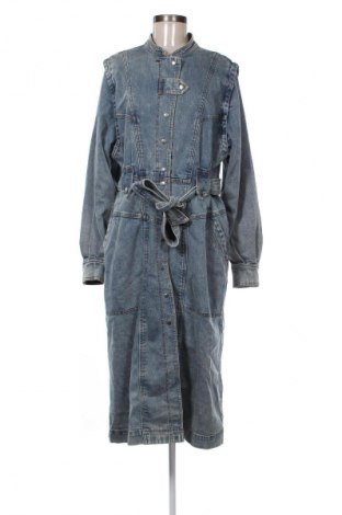 Дамско палто H&M, Размер L, Цвят Син, Цена 57,86 лв.