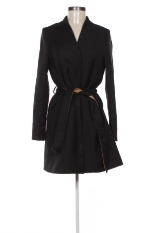 Дамско палто H&M, Размер S, Цвят Черен, Цена 58,00 лв.