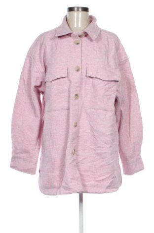 Дамско палто H&M, Размер L, Цвят Розов, Цена 37,99 лв.