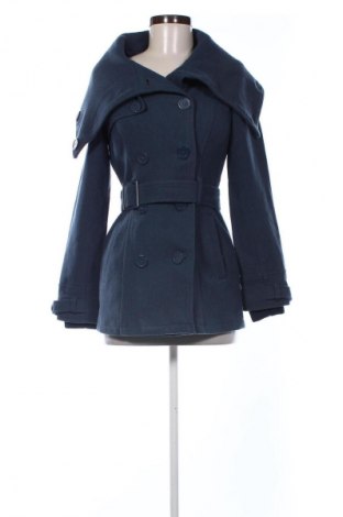 Damski płaszcz Ichi, Rozmiar S, Kolor Niebieski, Cena 220,66 zł