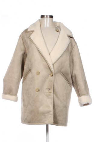 Дамско палто Mango, Размер S, Цвят Бежов, Цена 239,99 лв.