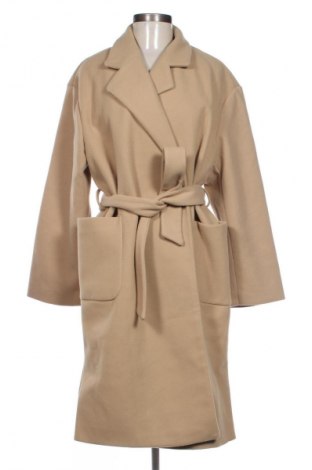 Palton de femei Pull&Bear, Mărime M, Culoare Bej, Preț 231,51 Lei
