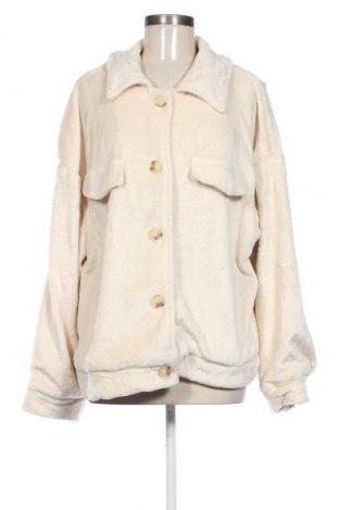 Γυναικείο παλτό SHEIN, Μέγεθος 4XL, Χρώμα Εκρού, Τιμή 19,99 €