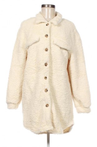 Γυναικείο παλτό SHEIN, Μέγεθος M, Χρώμα Εκρού, Τιμή 16,99 €
