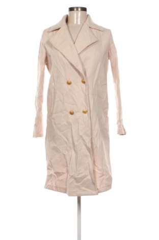 Damski płaszcz SHEIN, Rozmiar XS, Kolor ecru, Cena 72,99 zł