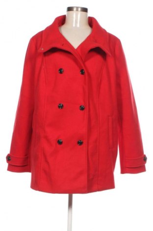 Damski płaszcz Ulla Popken, Rozmiar XL, Kolor Czerwony, Cena 237,99 zł