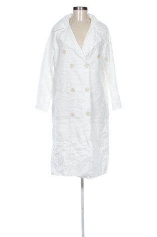 Дамско палто Unbranded, Размер L, Цвят Бял, Цена 16,99 лв.